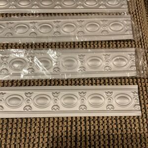 Metal wall strips for decorating or crafts 5 total 24” each